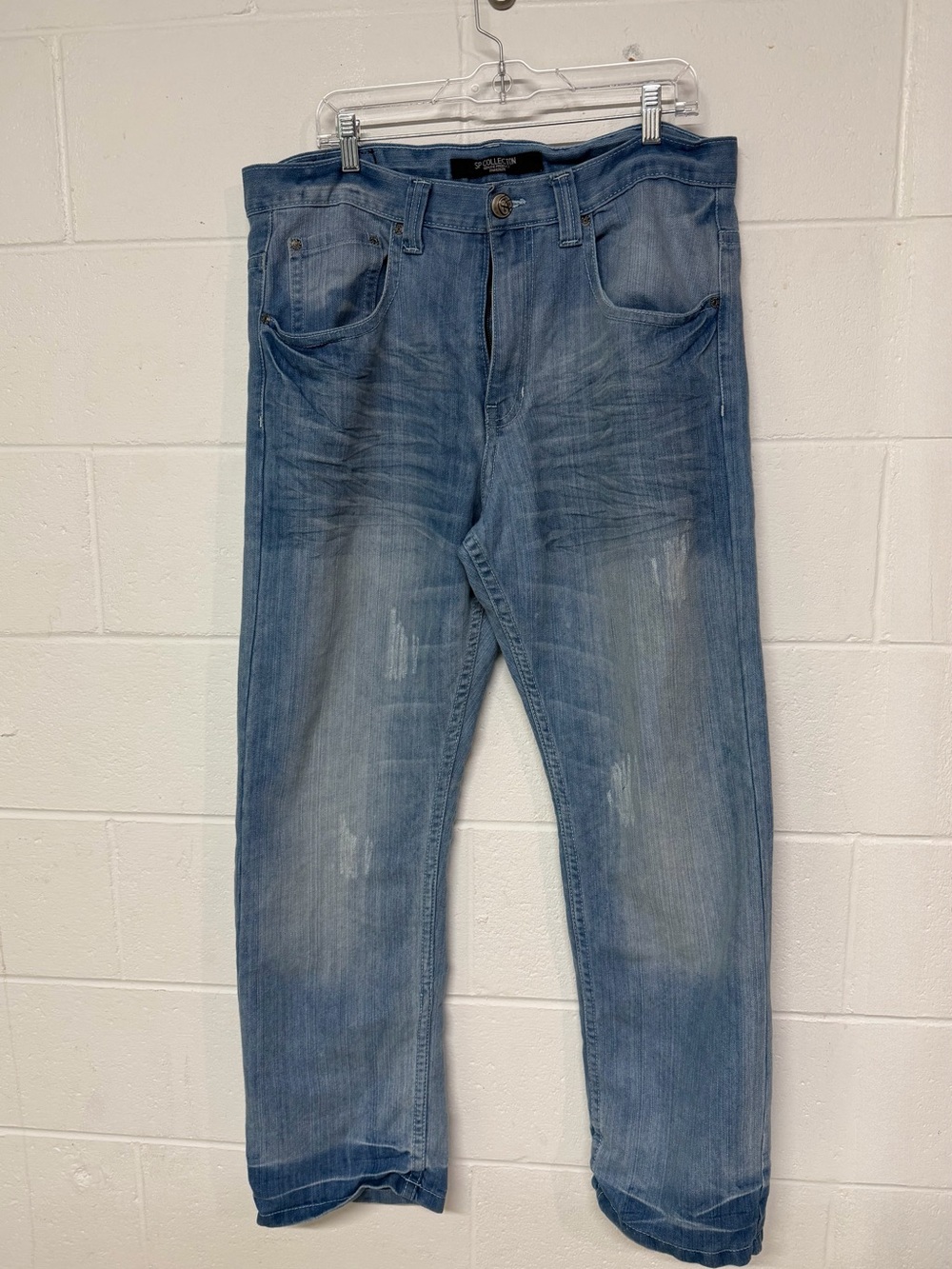 South Pole Relaxed Fit Faded Blue Jeans 38x30